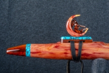 Easter Red Cedar Burl Native American Flute, Minor, Mid F#-4, #Q15A (12)